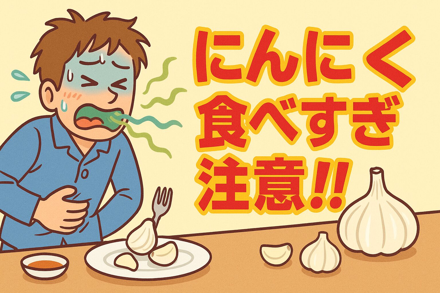 にんにく、食べすぎたらどうなる？下痢・体臭・腹痛…その理由がちょっと怖い件