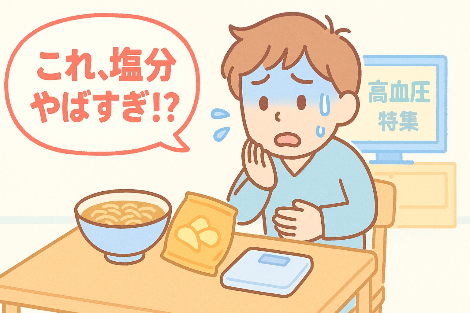 塩分って、どれくらい取ったら“取りすぎ”？気づかないうちにやばい量かも